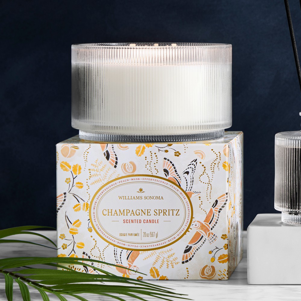 Williams Sonoma Seasonal Home Scents Triple Wick Candle, Champagne Spritz