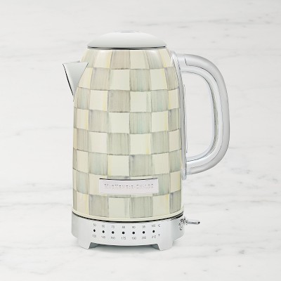 MacKenzie-Childs Sterling Check Electric Kettle