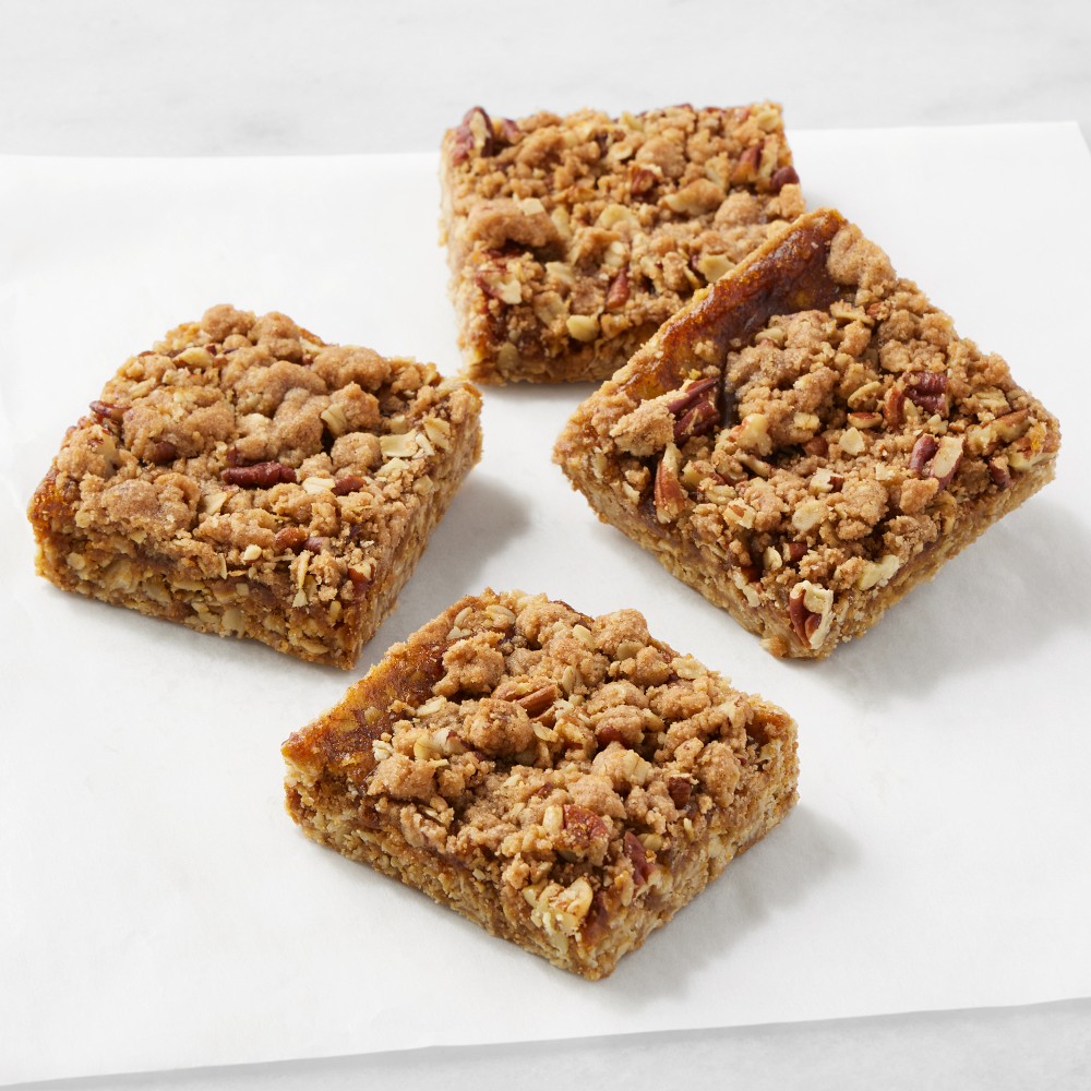 Pecan Pumpkin Butter Oat Squares, Set of 4