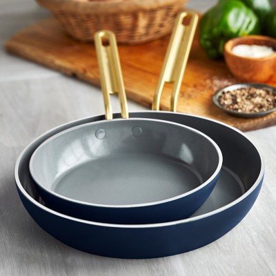 GreenPan™ Stanley Tucci™ Ceramic Nonstick Fry Pan Set, 8