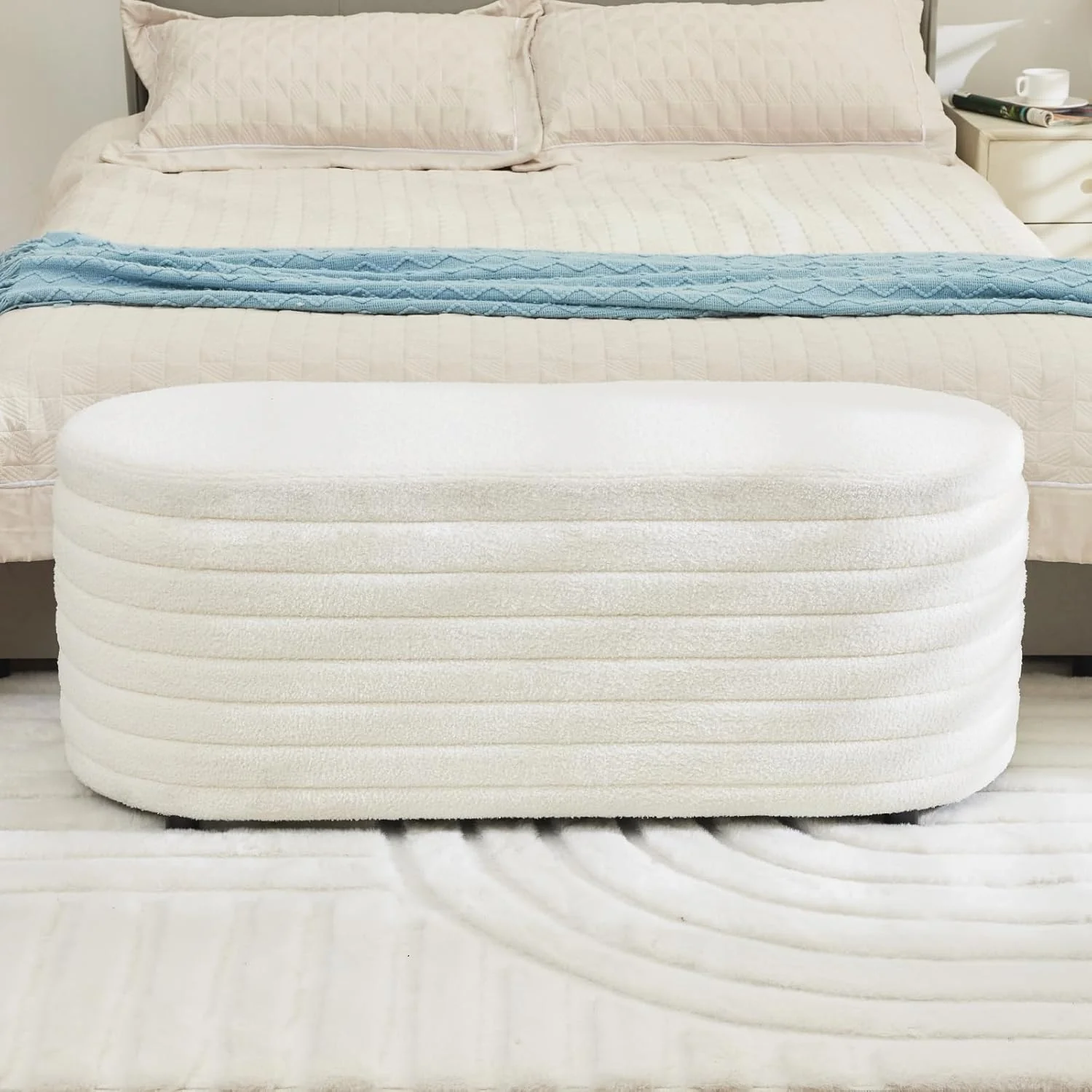 Storage Teddy Ottoman Bench