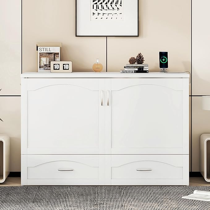 Murphy Cabinet Bed with Drawer