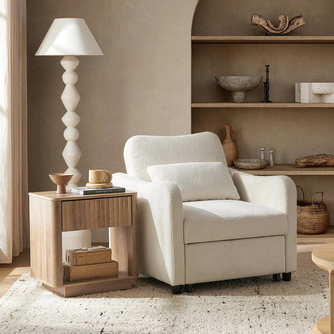 4-in-1 Convertible Sleeper Chair