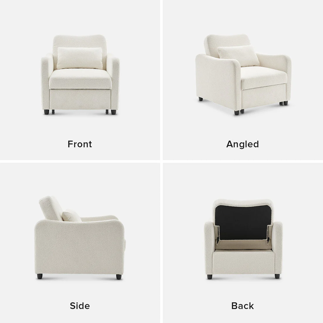 4-in-1 Convertible Sleeper Chair