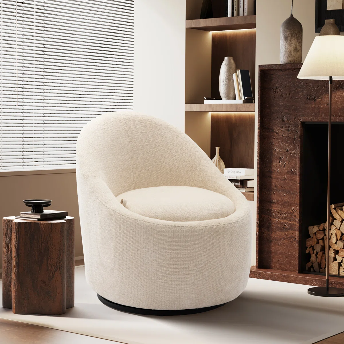 COLAMY Swivel Accent Chair