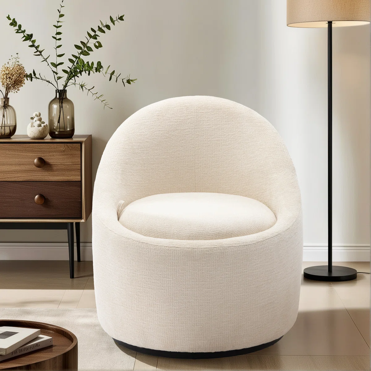 COLAMY Swivel Accent Chair