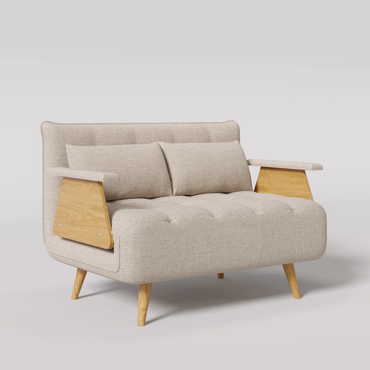 Upholstered Convertible Sleeper Sofa