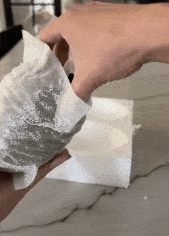 Flameless Pinecone Candles