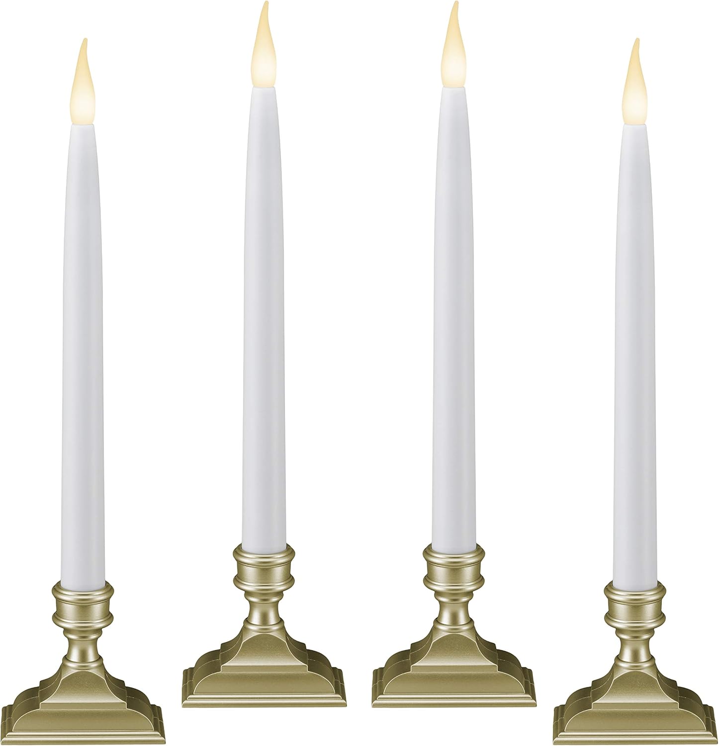 LED Taper Window Candles