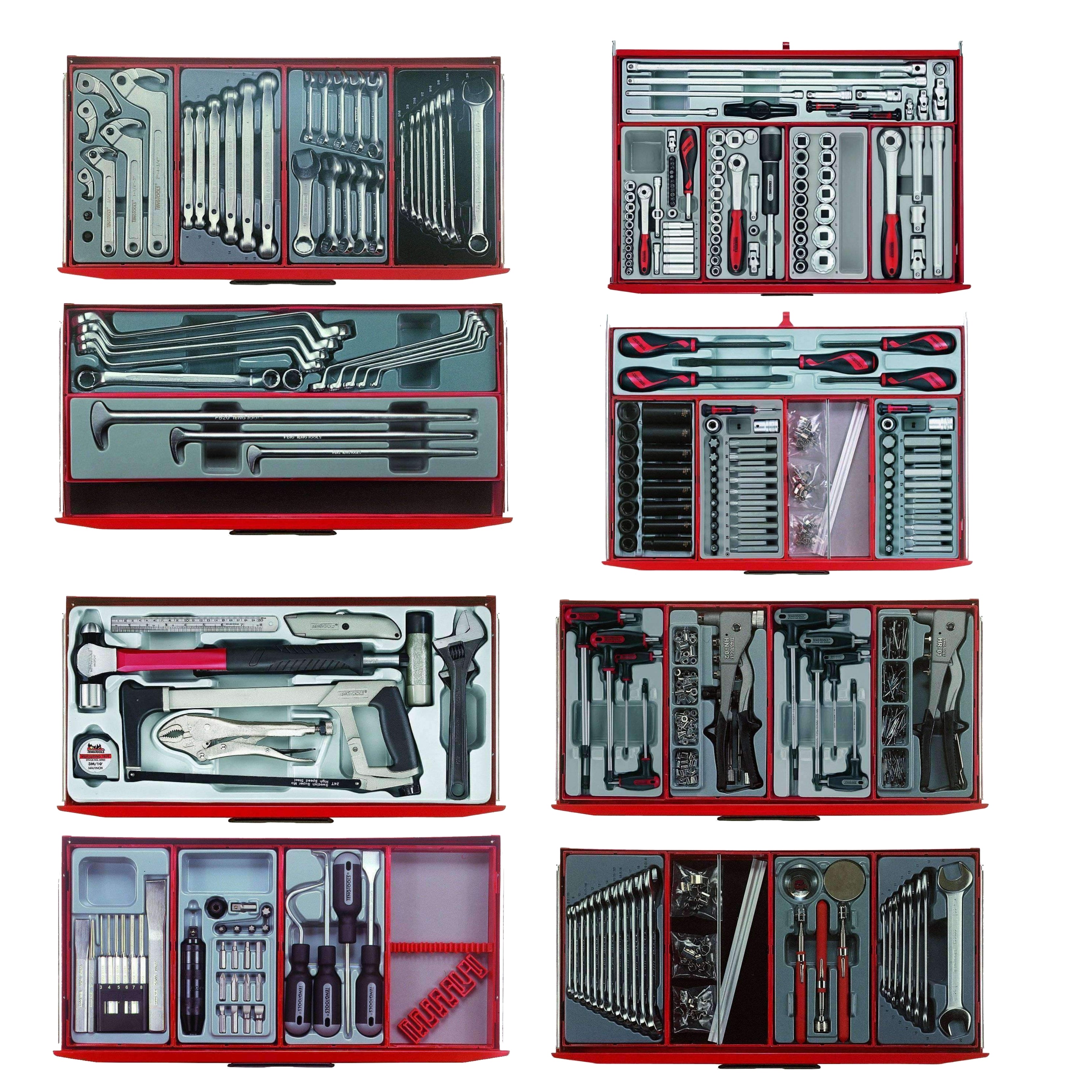 Teng Tools Teng Tools 1001 Piece Mega Master Mixed Hand Tool Kit-TCMM1001N