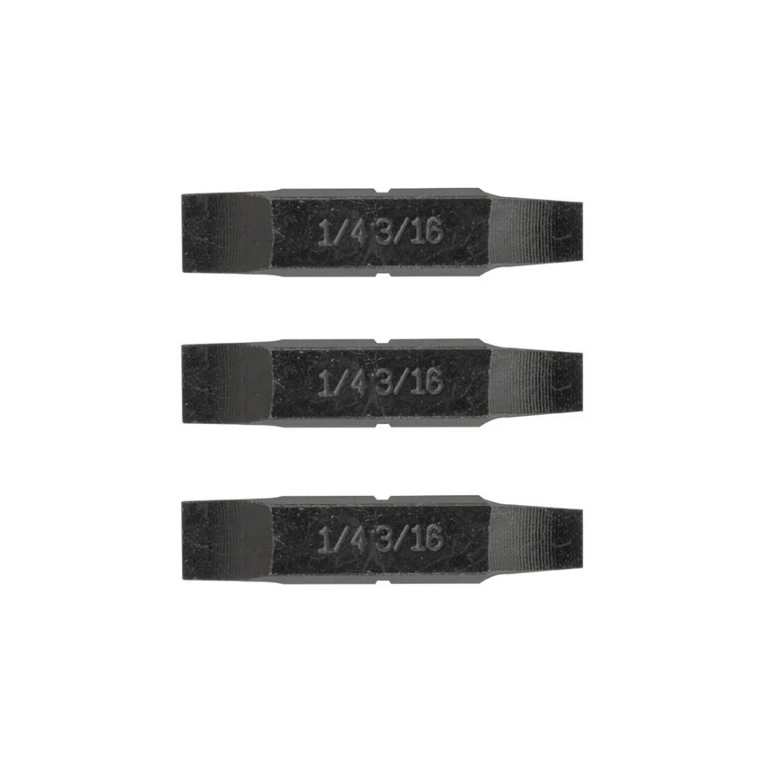 1/4 & 3/16 Flat Screwdriver Bits