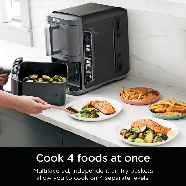 Ninja® DoubleStack™ 2 Basket 10 QT Air Fryer With Smart Thermometer
