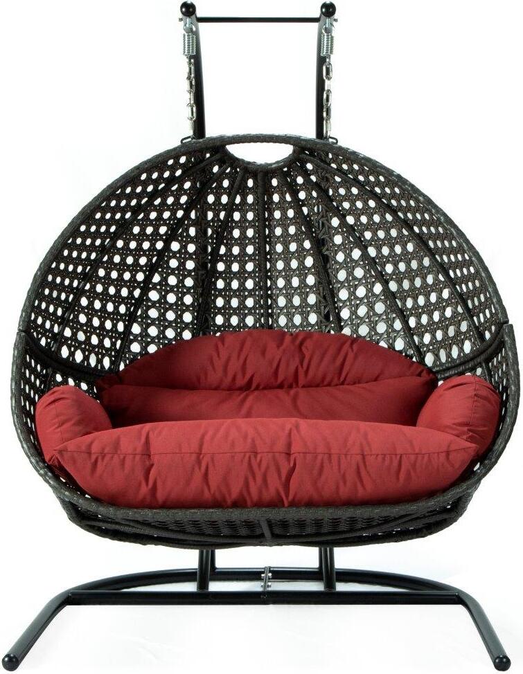 ๐ฅ2-Person Wicker Hanging Swing Chair