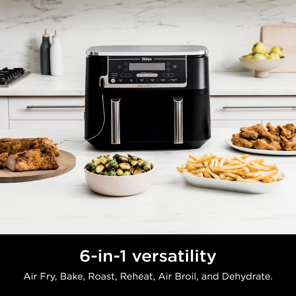 Ninja® Foodi® 6-in-1 Smart 10-qt. 2-Basket Air Fryer
