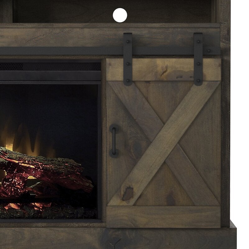 TV Stand for TVs up to 70 with Fireplace Included