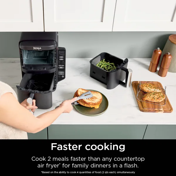 Ninja® DoubleStack™ 8 QT & 2-Basket Air Fryer