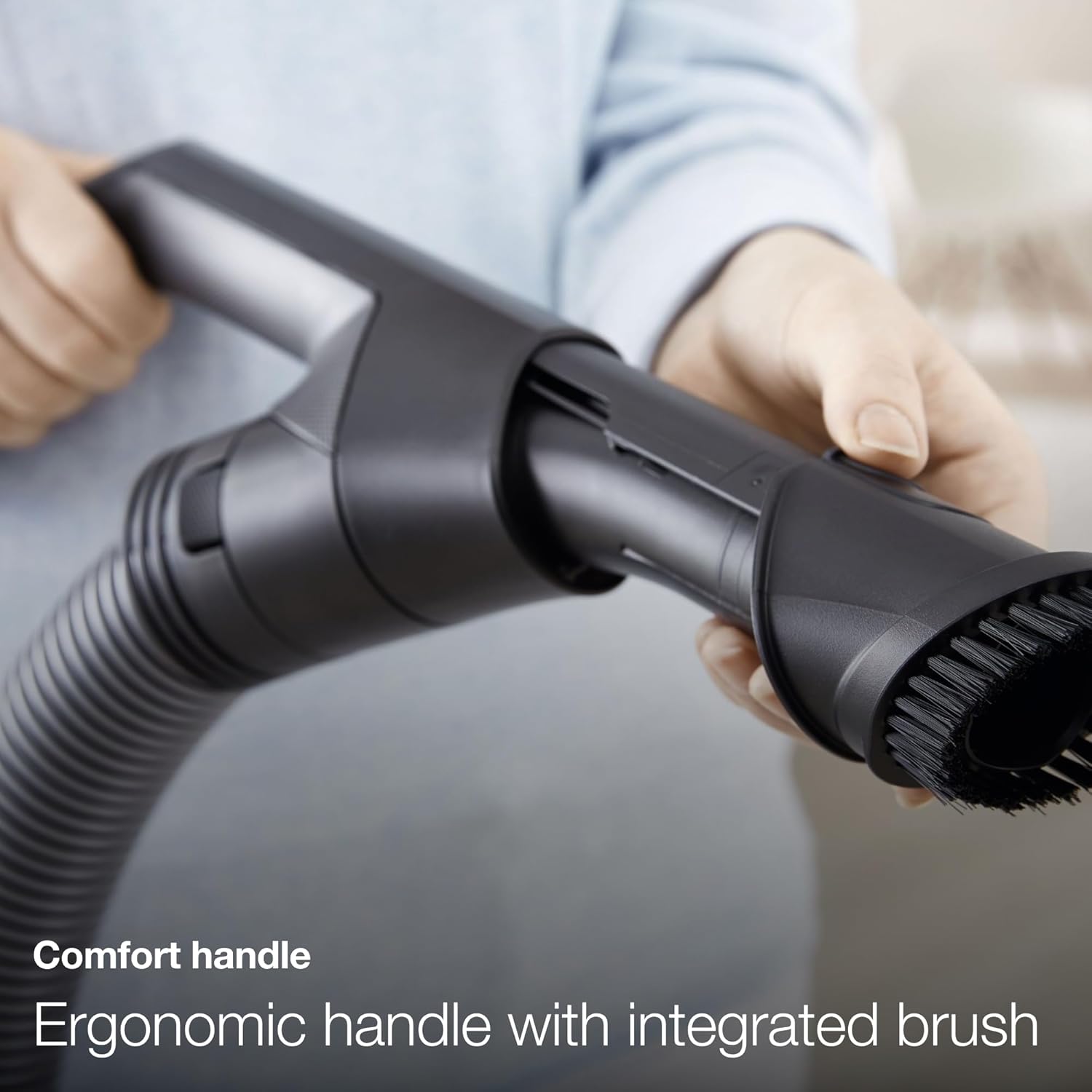 Miele Blizzard CX1 PureSuction Powerline Bagless Canister Vacuum Cleaner with AllTeQ Universal Floorhead and Parquet Twister Floorhead, 1200 W, Graphite Gray – 10829430