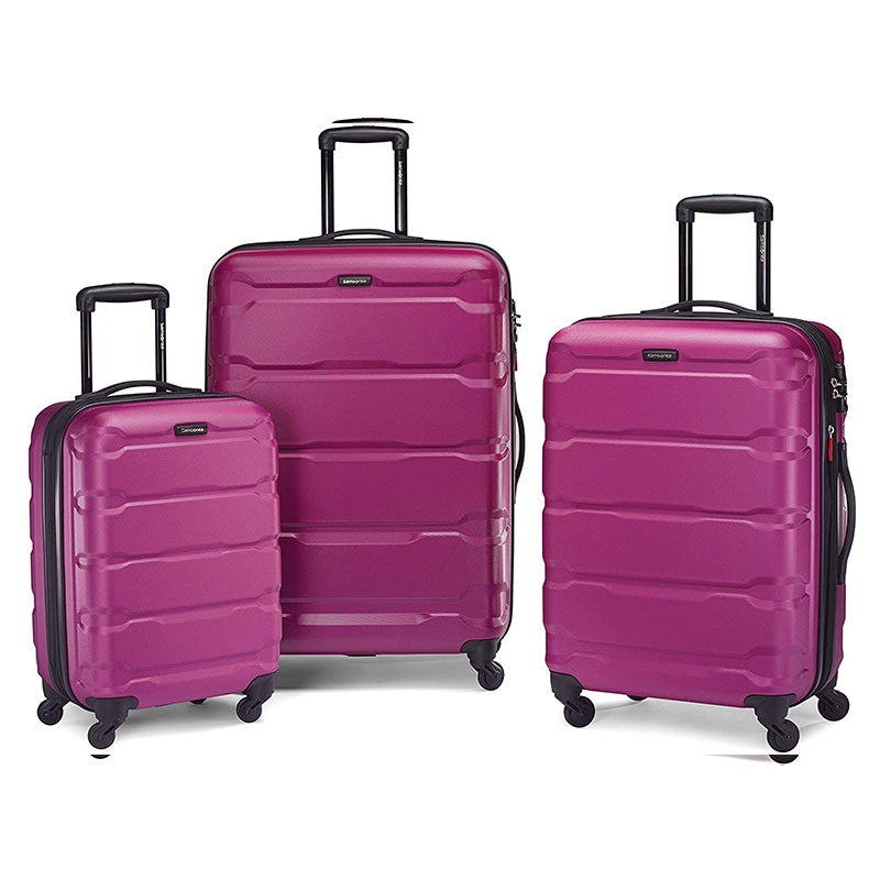 Samsonite Omni PC Hardside Expandable Luggage with Spinner Wheels,  3-Piece Set (20/24/28)