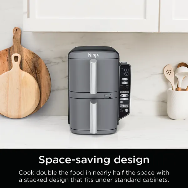 Ninja® DoubleStack™ 2 Basket 10 QT Air Fryer With Smart Thermometer