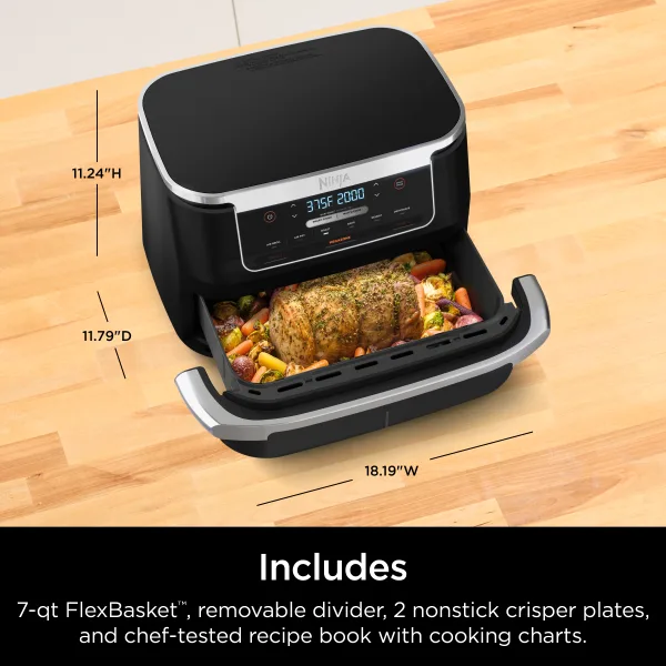 Ninja® Foodi® FlexBasket™ Air Fryer with 7qt MegaZone™