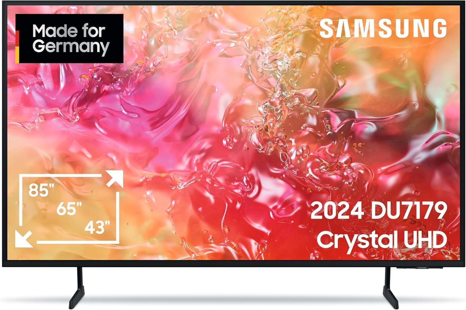 Samsung Crystal UHD 4K DU7179 TV 65 Zoll, Smart TV, Deutsches Model mit HW-C410G Soundbar inkl. integriertem Subwoofer [Energieklasse G]