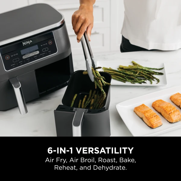 Ninja® Foodi® 6-in-1 8-qt. 2-Basket Air Fryer with DualZone™ Technology
