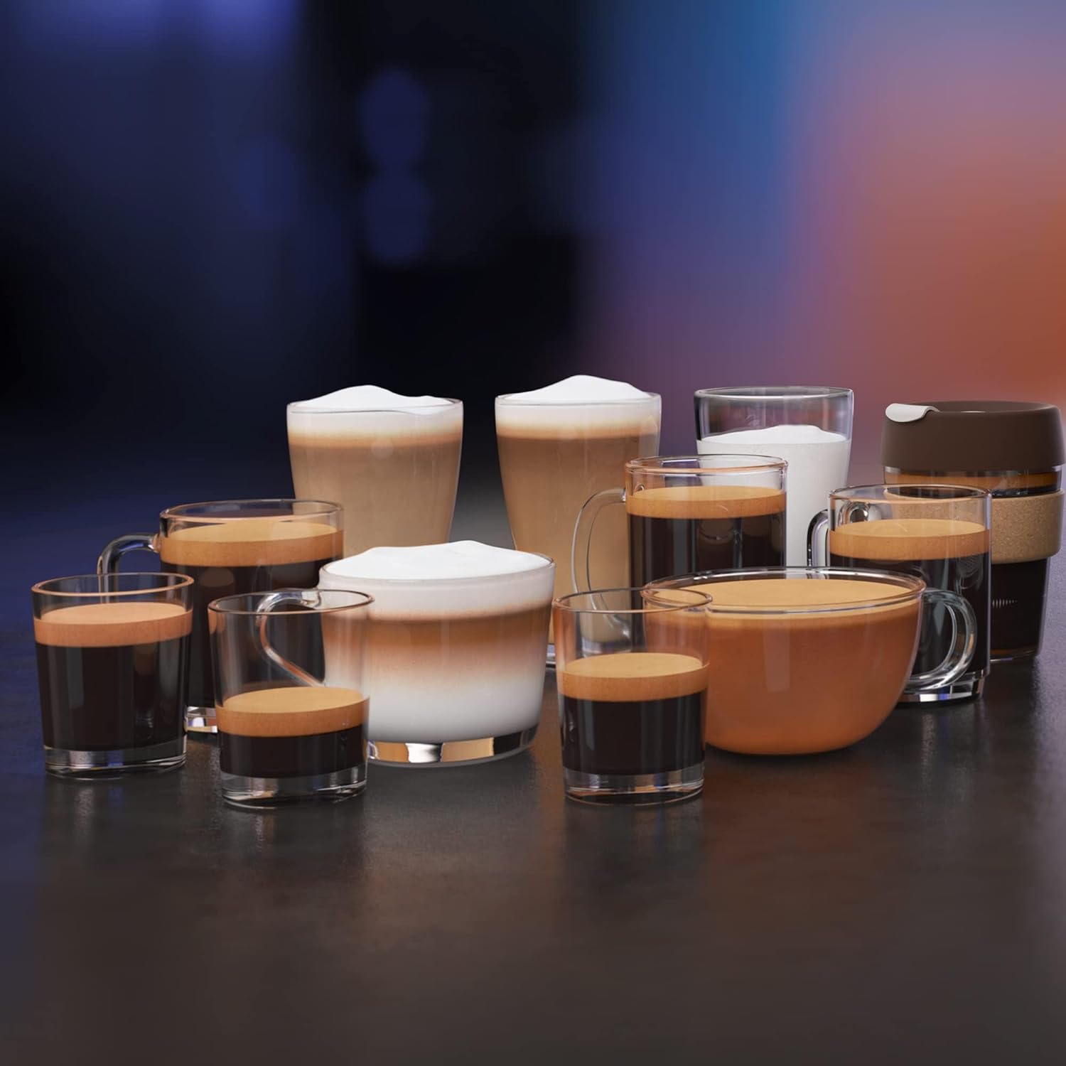 Philips Series 5400 Kaffeevollautomat – LatteGo Milchsystem, 12 Kaffeespezialitäten, Intuitives Display, 4 Benutzerprofile, Chrom