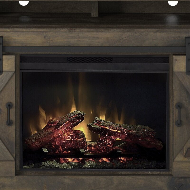 TV Stand for TVs up to 70 with Fireplace Included