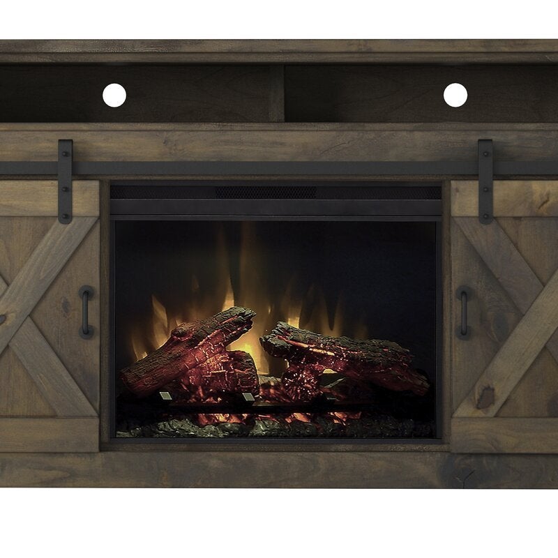 TV Stand for TVs up to 70 with Fireplace Included