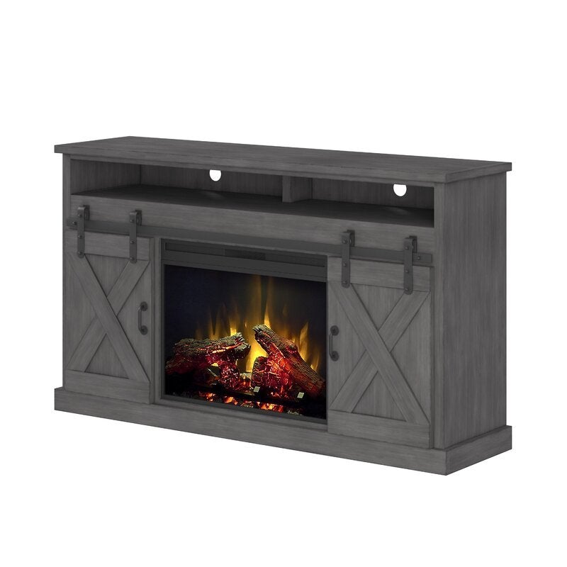 TV Stand for TVs up to 70 with Fireplace Included