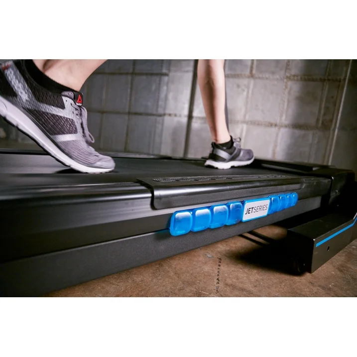 Reebok Jet 300 Series Treadmill with Incline, Foldable, Bluetooth, Walking or Running, 2.5 HP, 12.4 MPH, 308 lb. Capacity