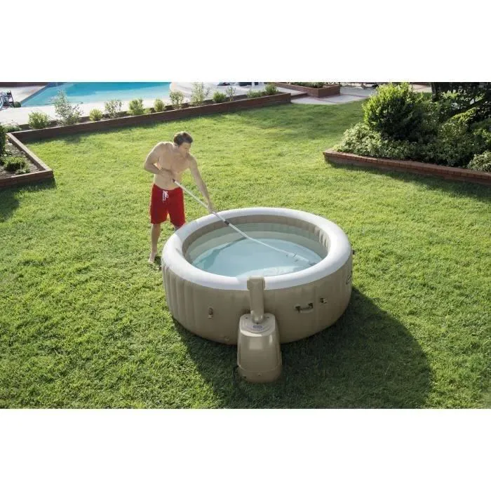 Intex - 28242NP - Kit piscine metal frame ronde tubulaire ø 4,57 x 1,22m