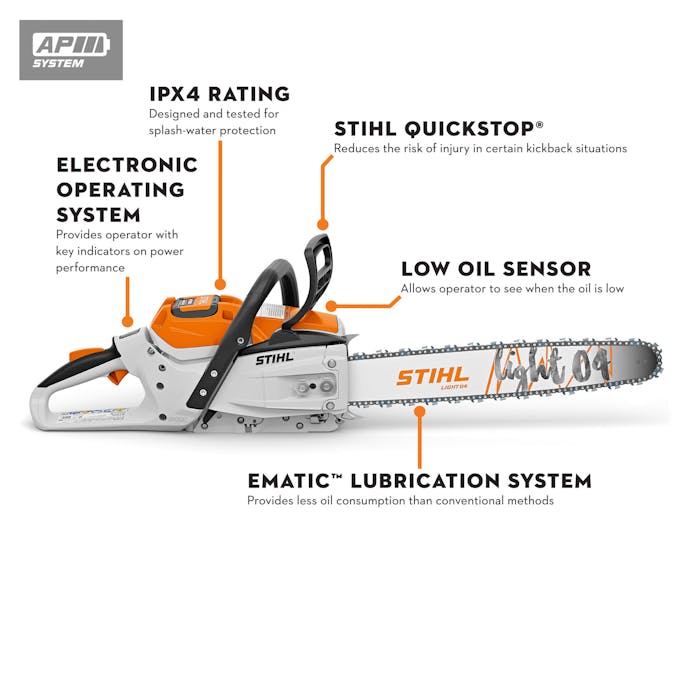 STIHL MSA 300 C-O Battery Powered Chainsaw