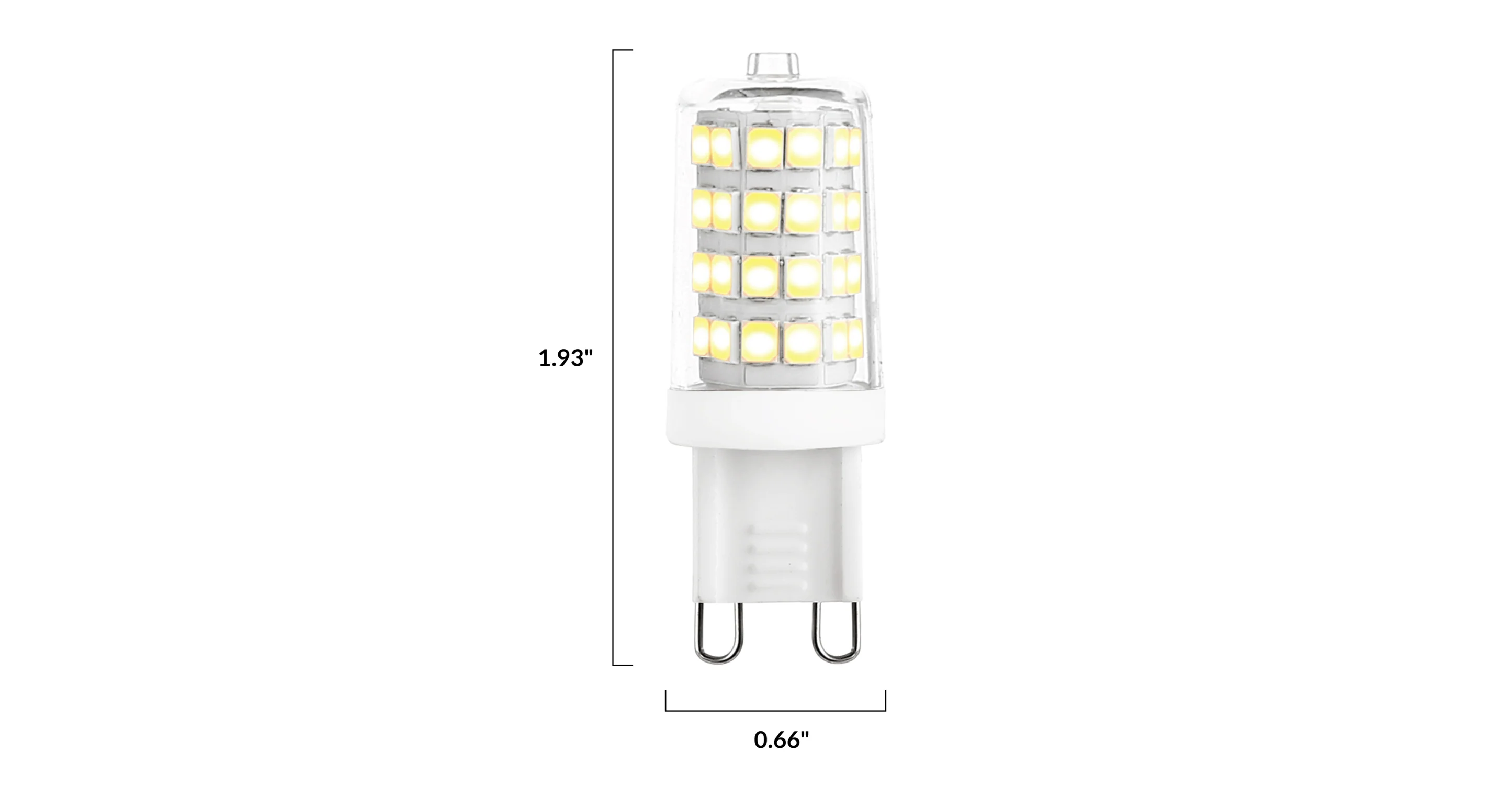 Vita G9 30 Watt Equivalent 3 Watt LED Bulb