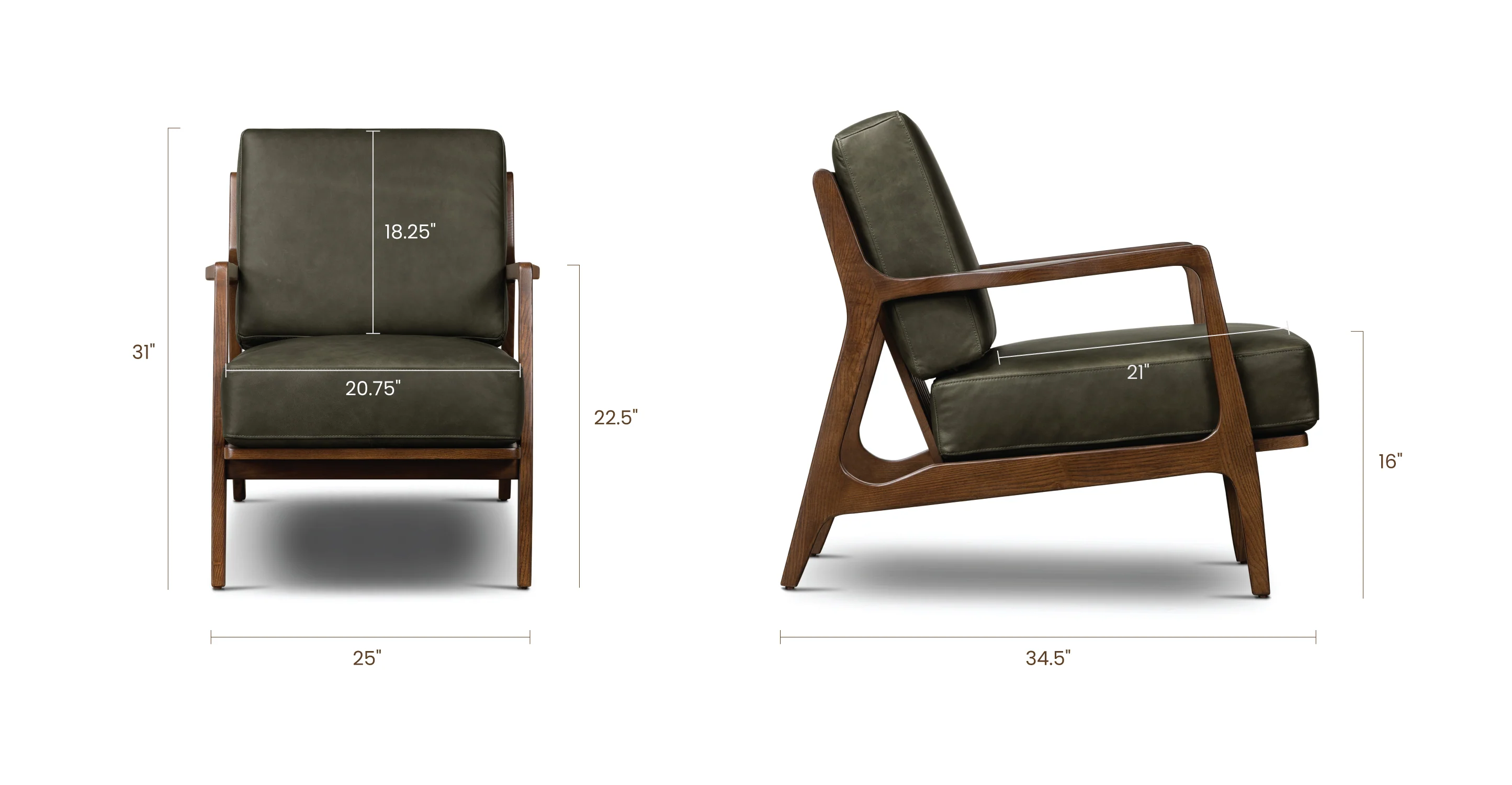 Verity Leather Lounge Chair