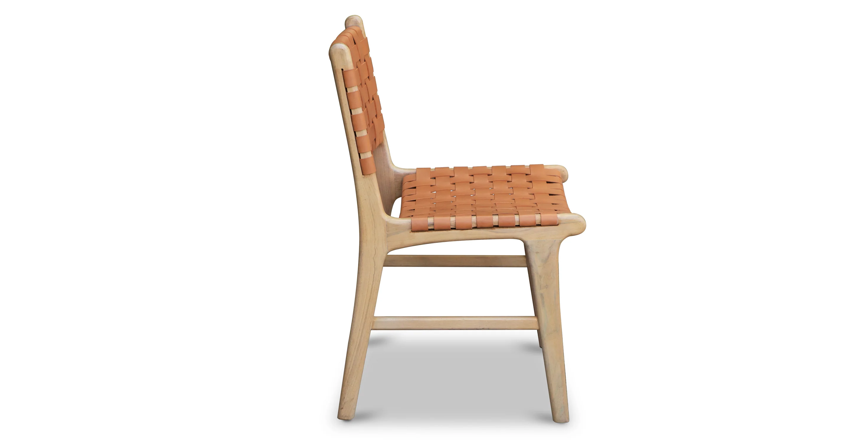 Banda Teak & Leather Dining Chair