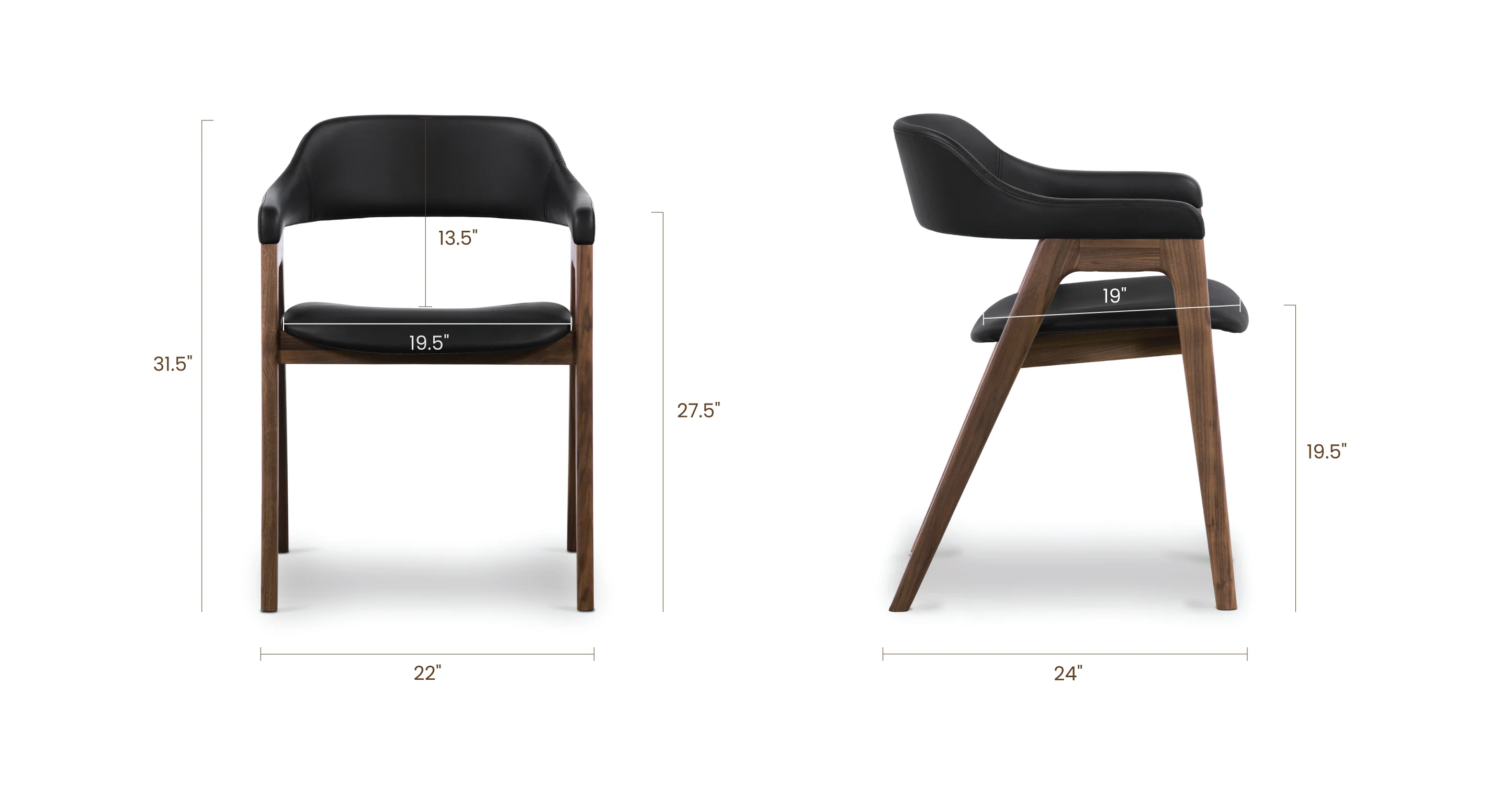 Lando Leather Dining Chair