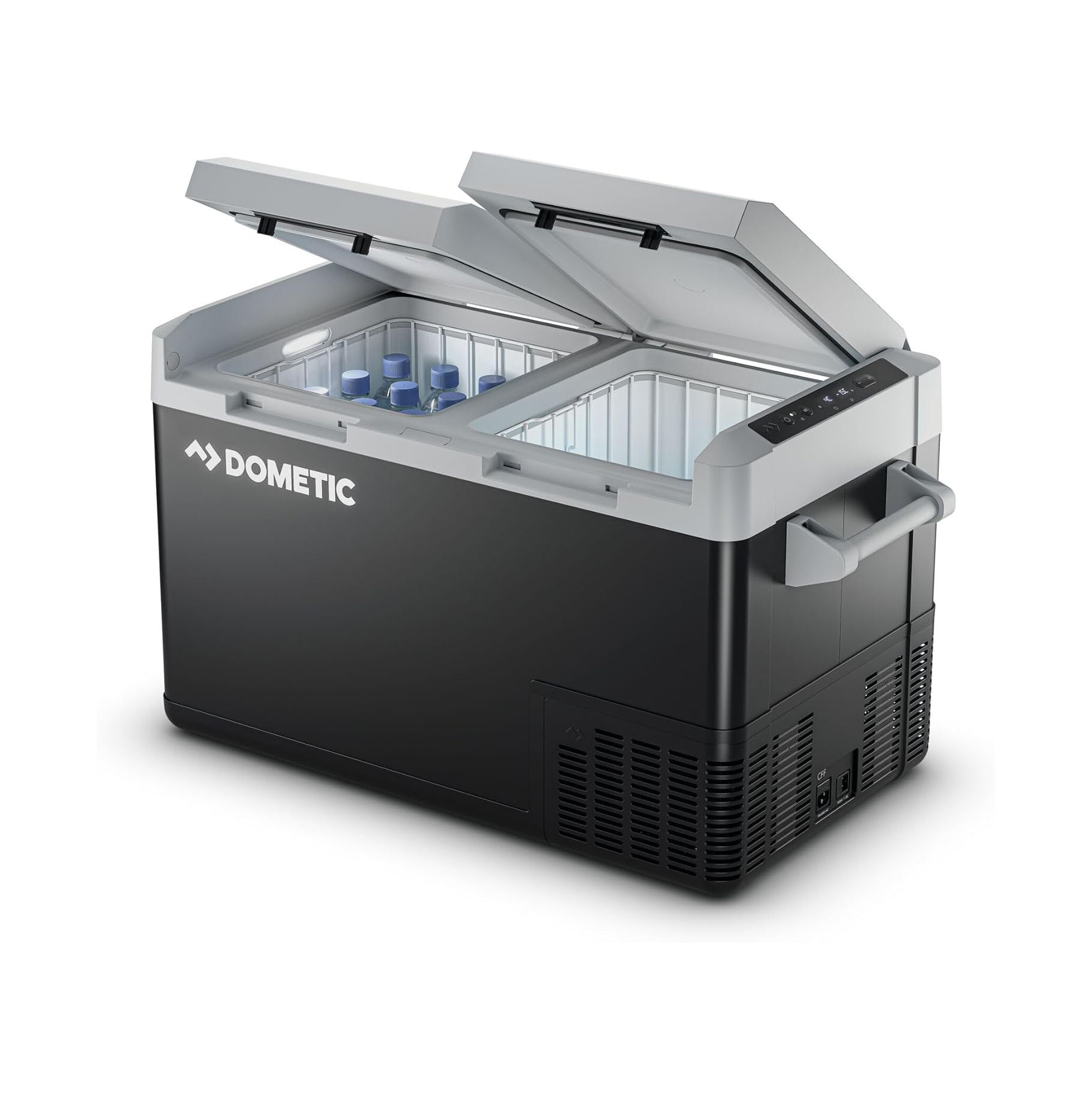 Dometic CFF 70DZ - Two-Zone Compressor Cool Box 70L 12/24V 220/240V - Cooling up to -18°C - Electric Cool Box, Freezer Box Car, Truck, Boat, Motorhome [Energy Class D]