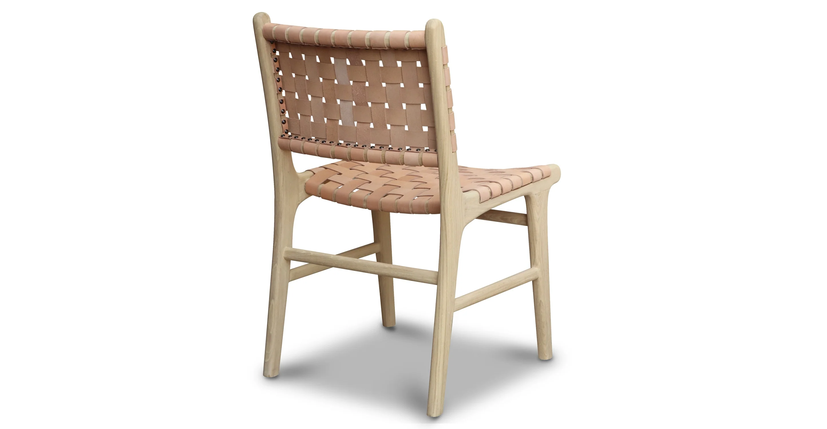 Banda Teak & Leather Dining Chair