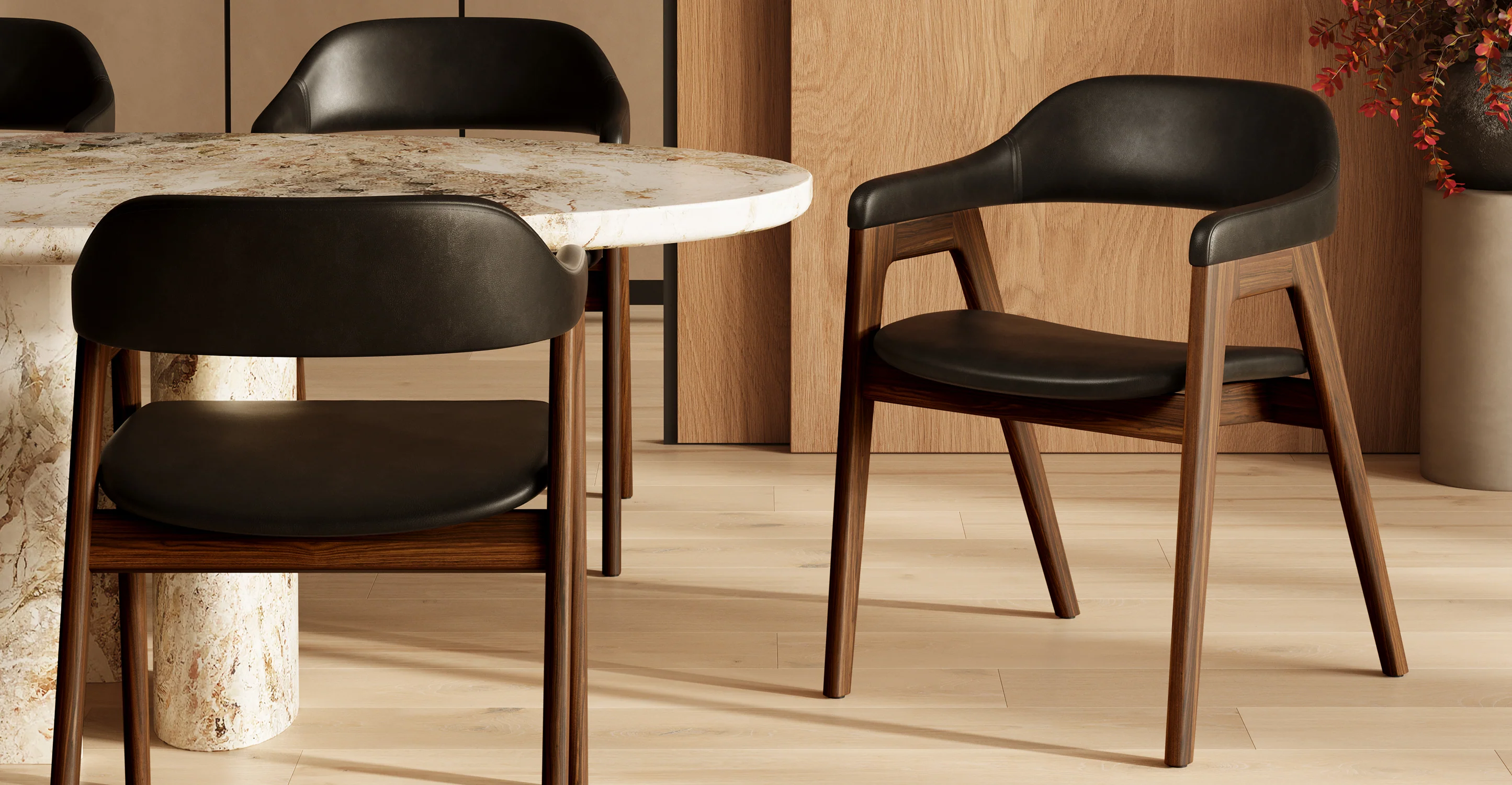 Lando Leather Dining Chair