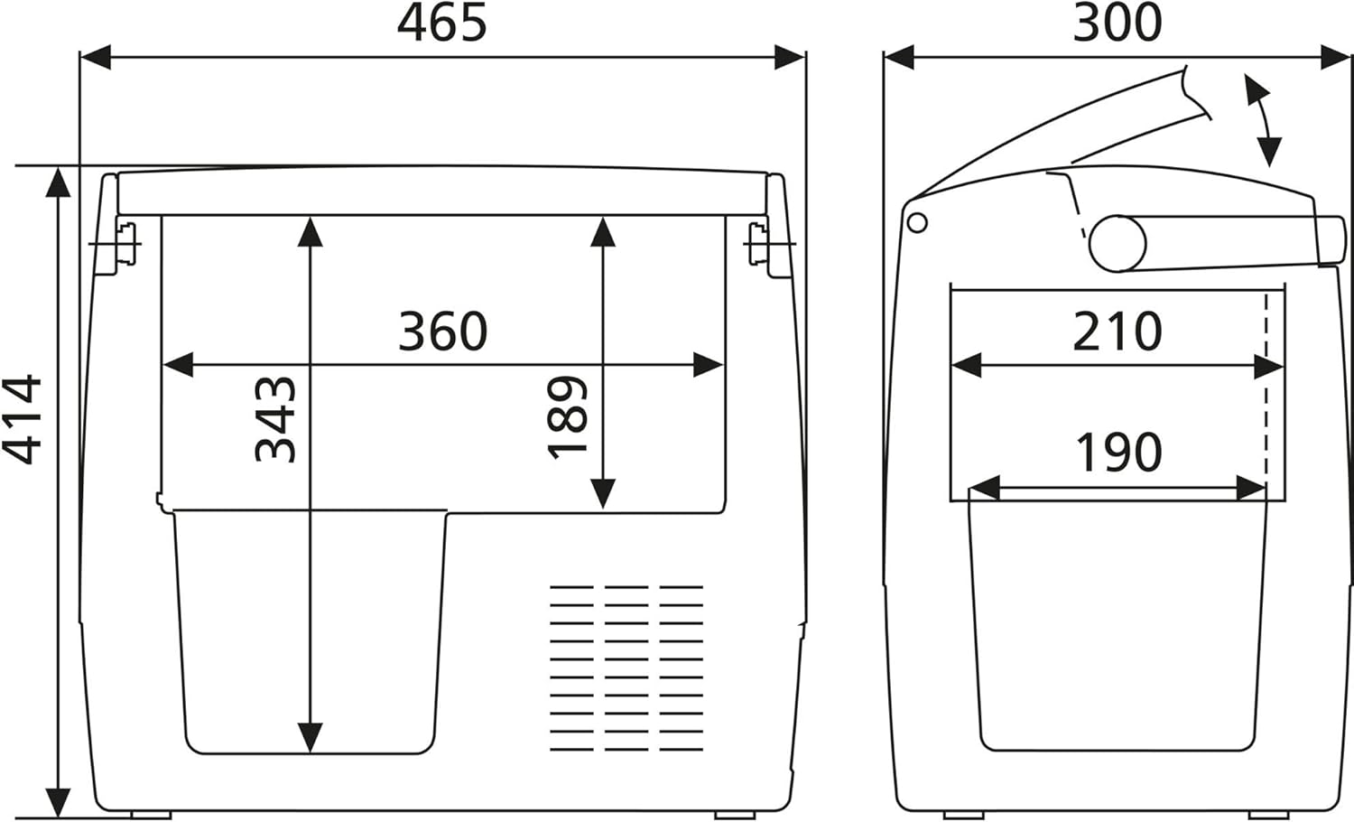 Dometic Coolfreeze Compressor Freezer Box 18 Liter