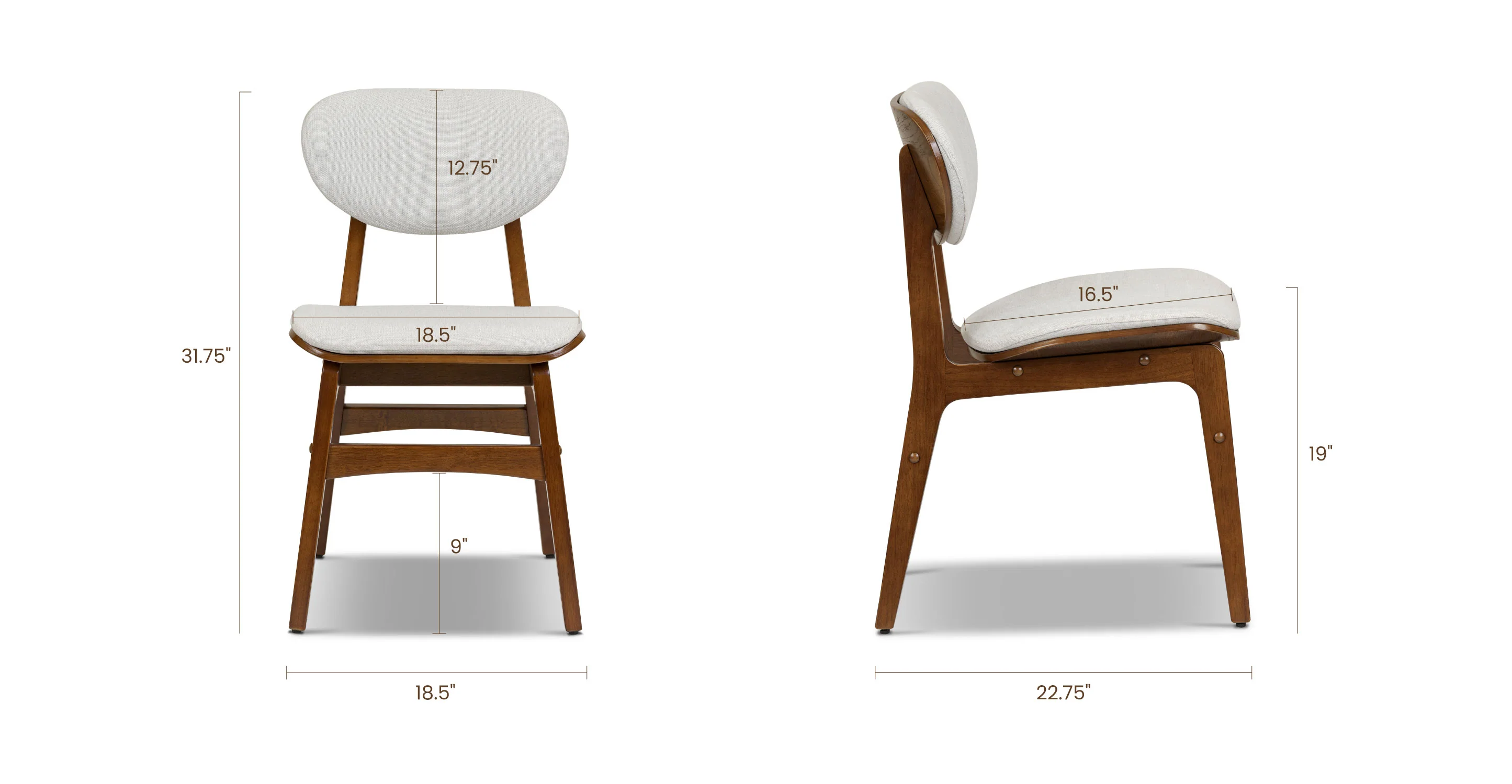 Finnley Dining Chair with Removable / Washable Covers