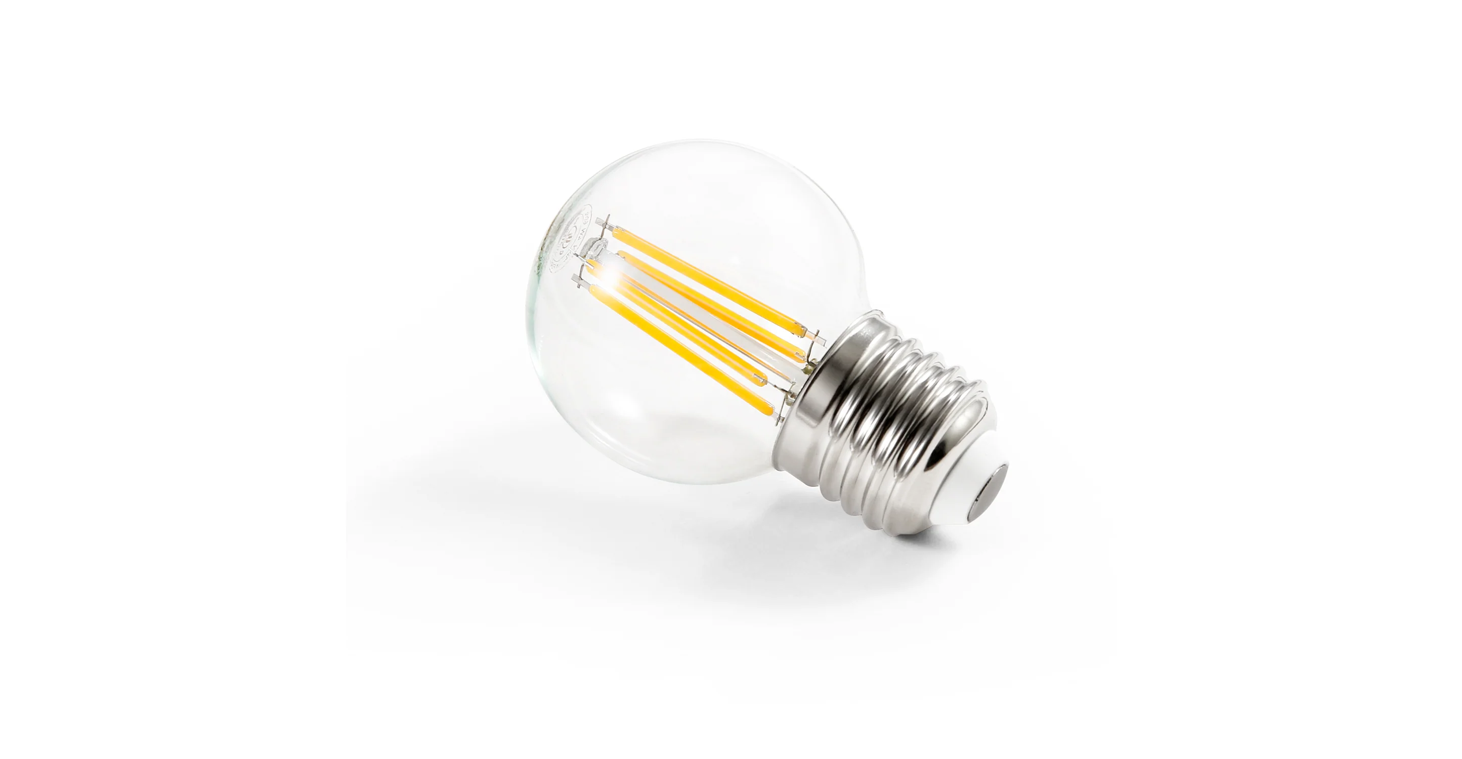 Koby G16.5 Clear LED Filament Light Bulb