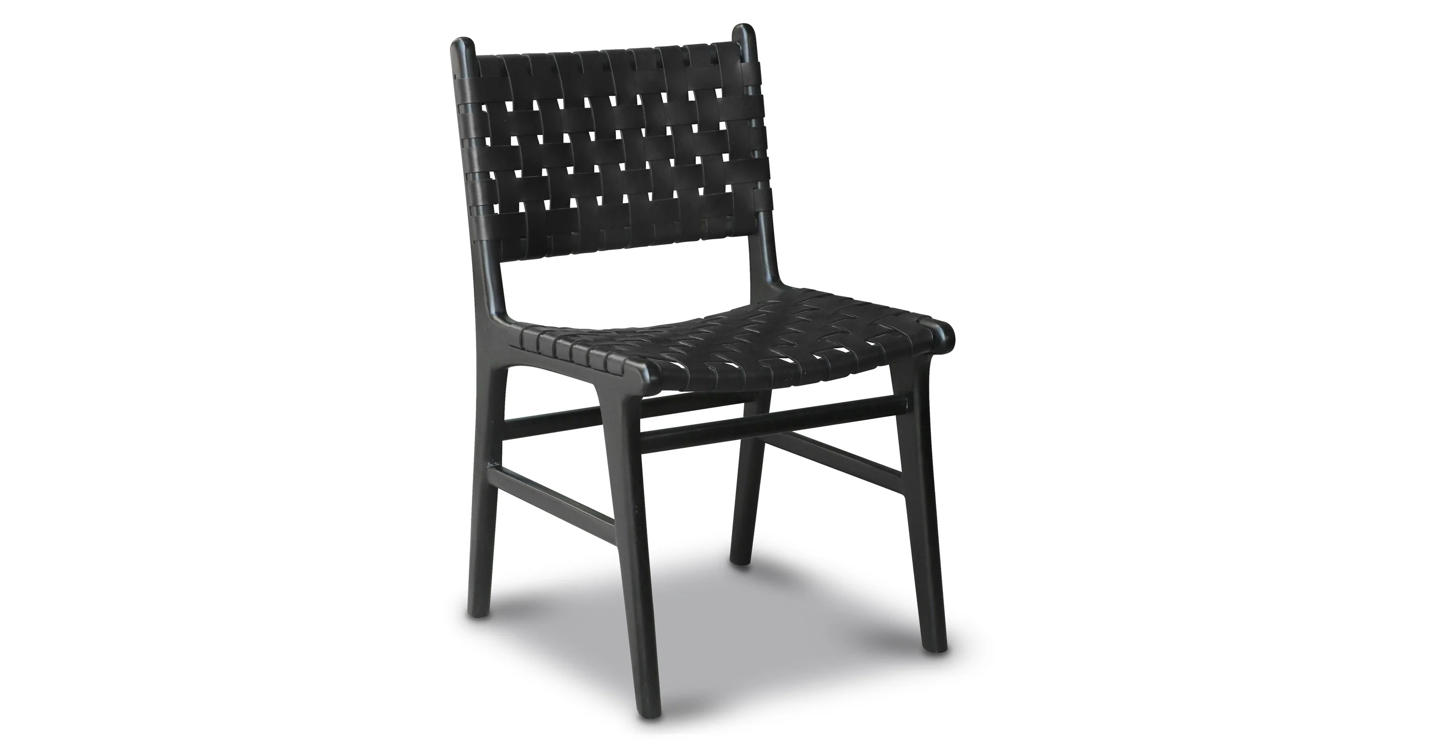 Banda Teak & Leather Dining Chair