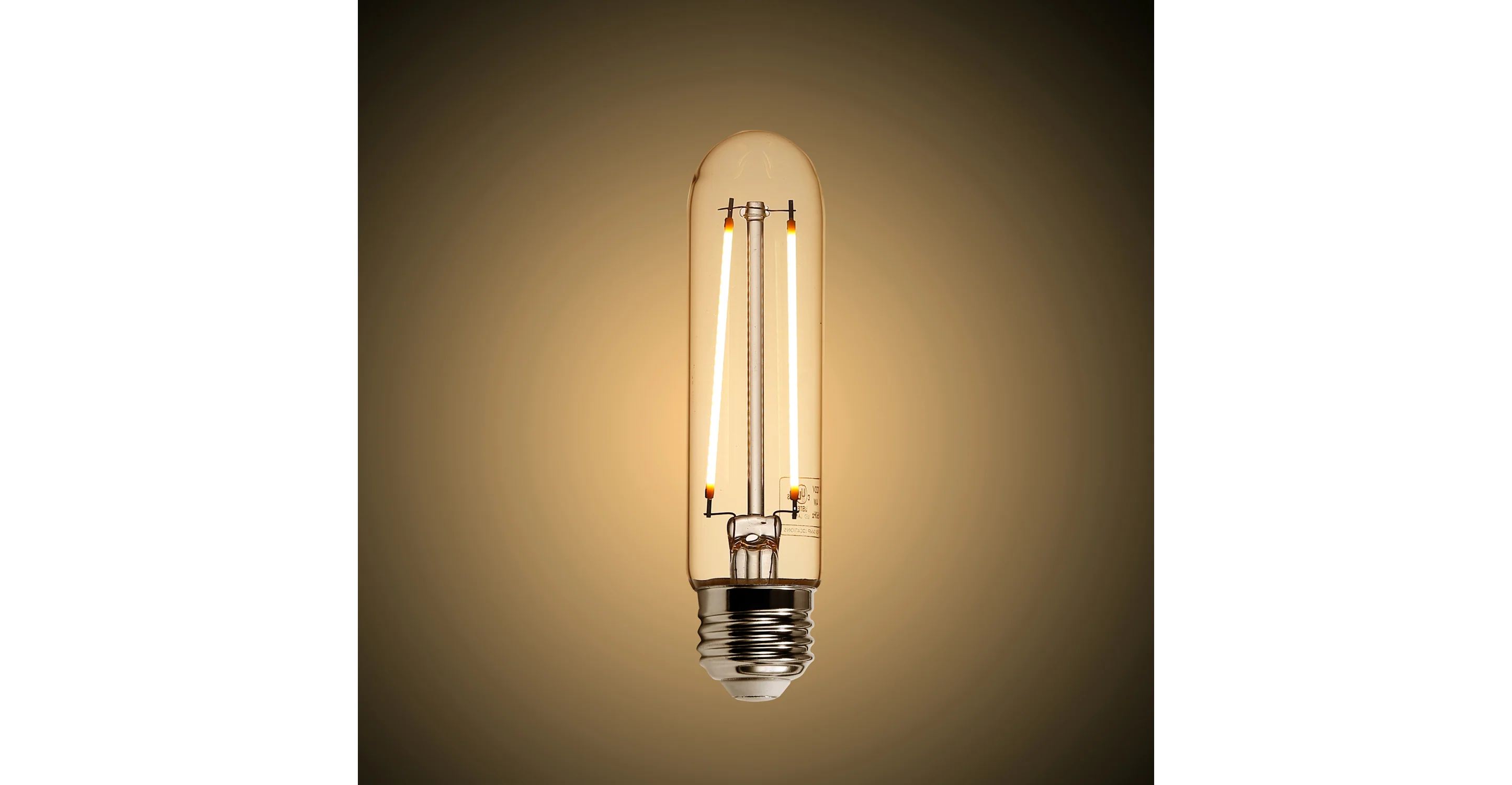 Sovana T10 / 4.9 Clear LED Filament Light Bulbs