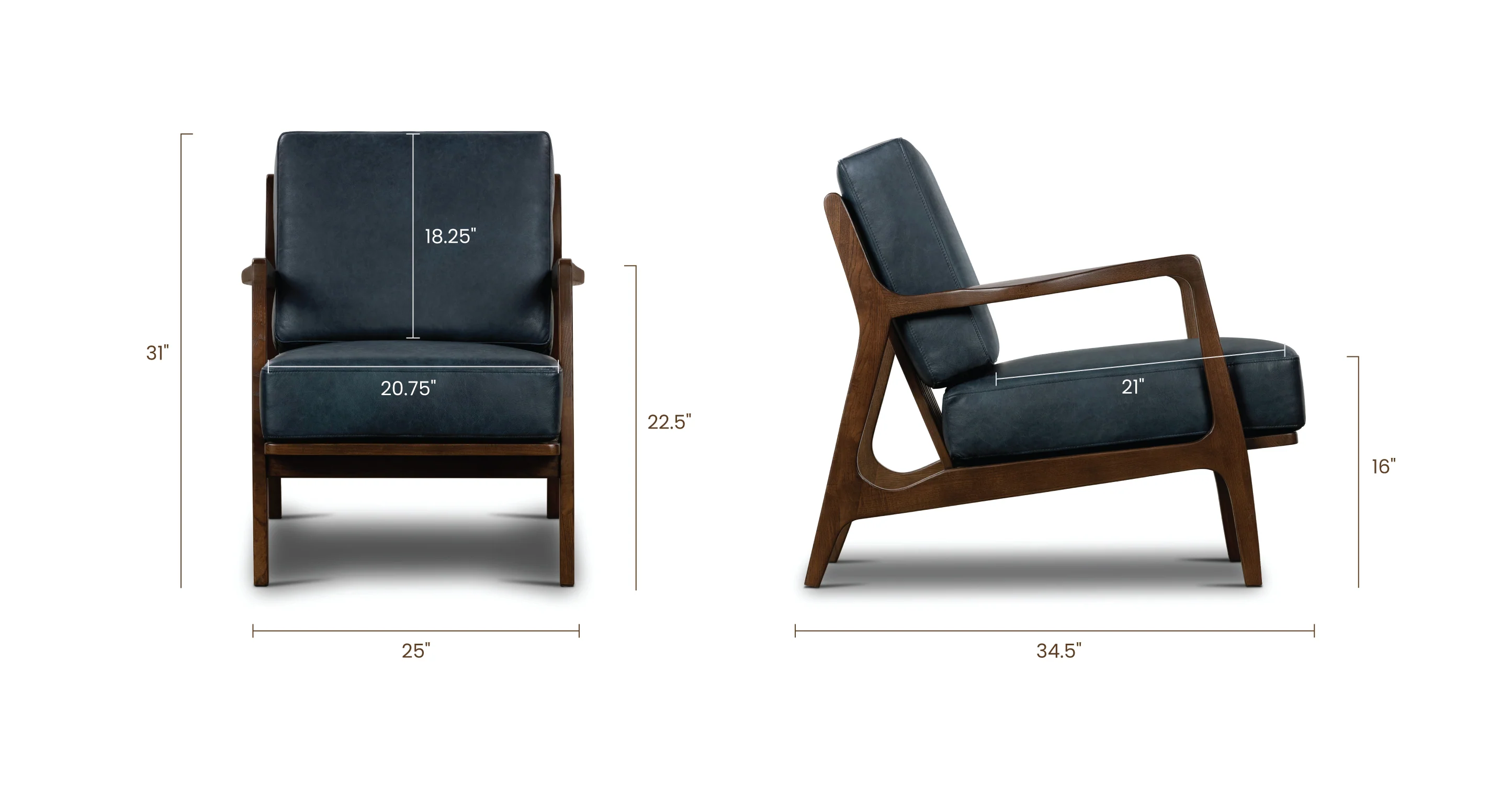 Verity Leather Lounge Chair