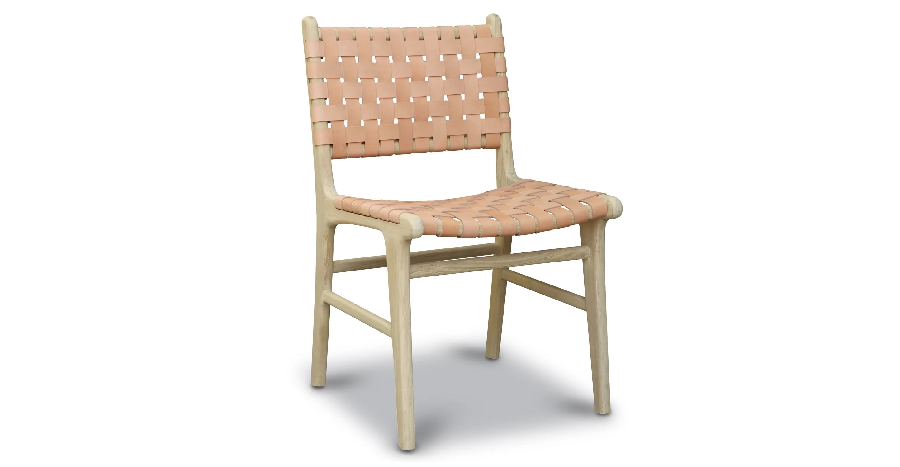 Banda Teak & Leather Dining Chair