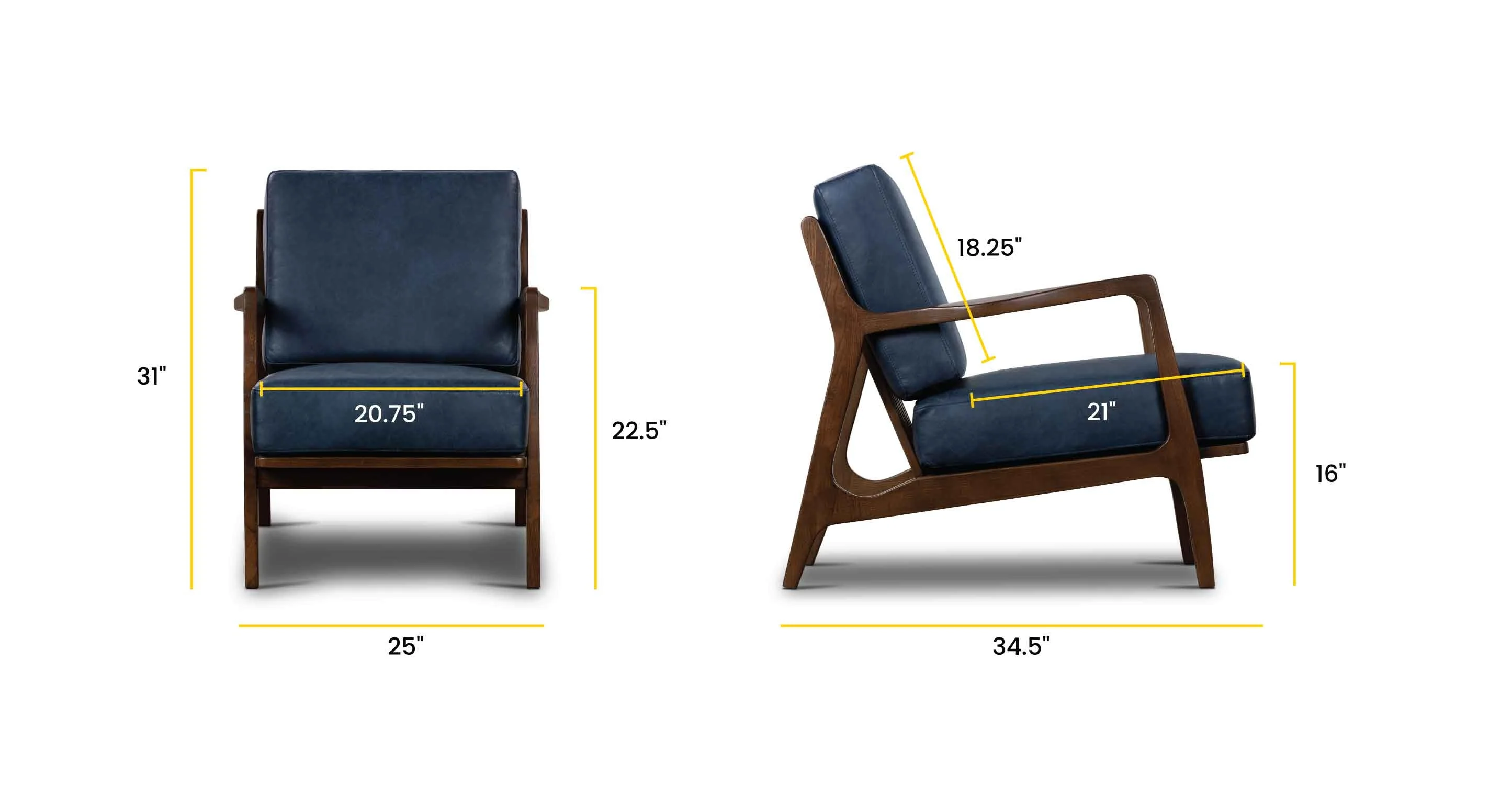 Verity Leather Lounge Chair