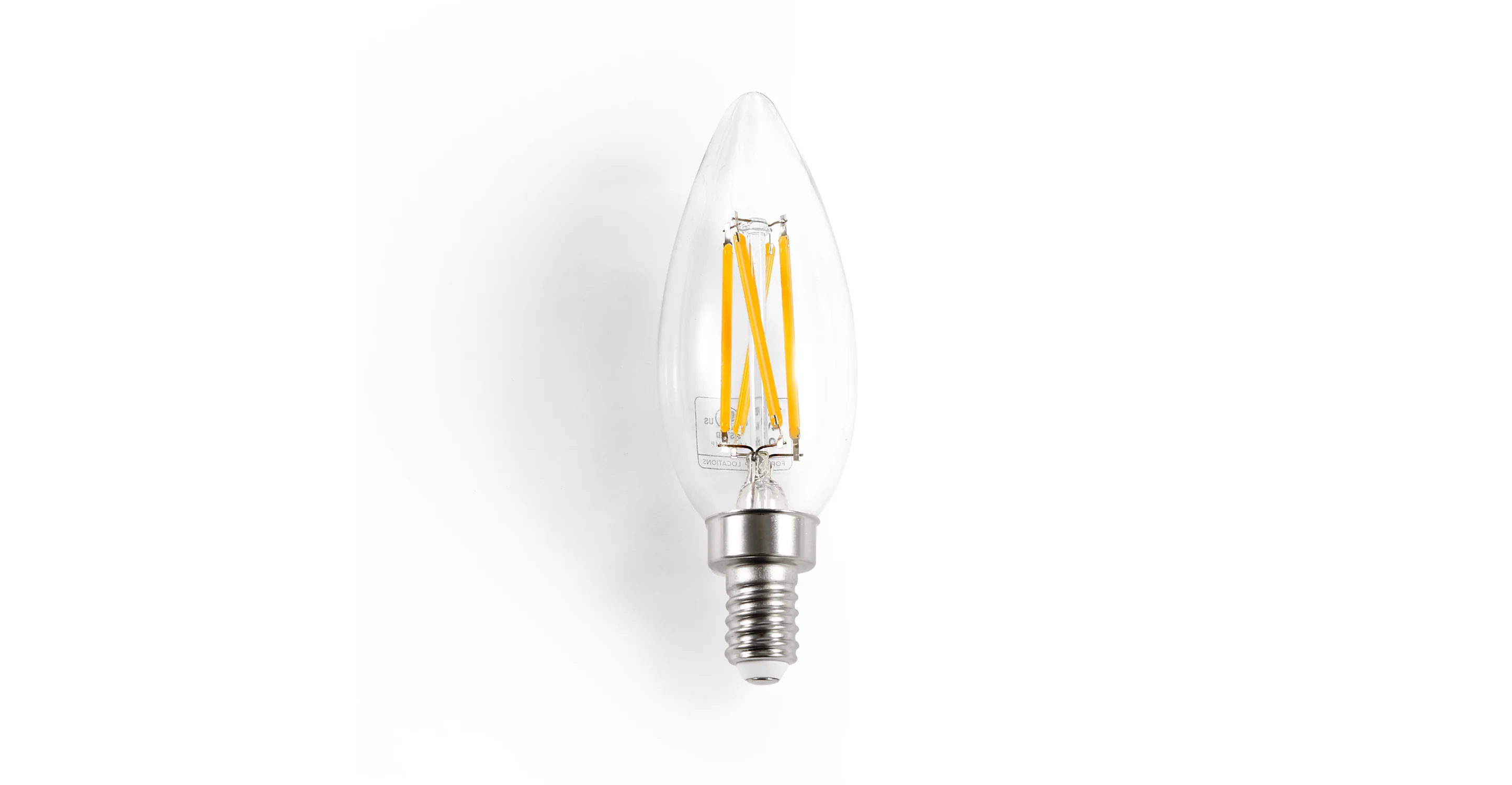 Arden C32 Clear LED Filament Light Bulbs