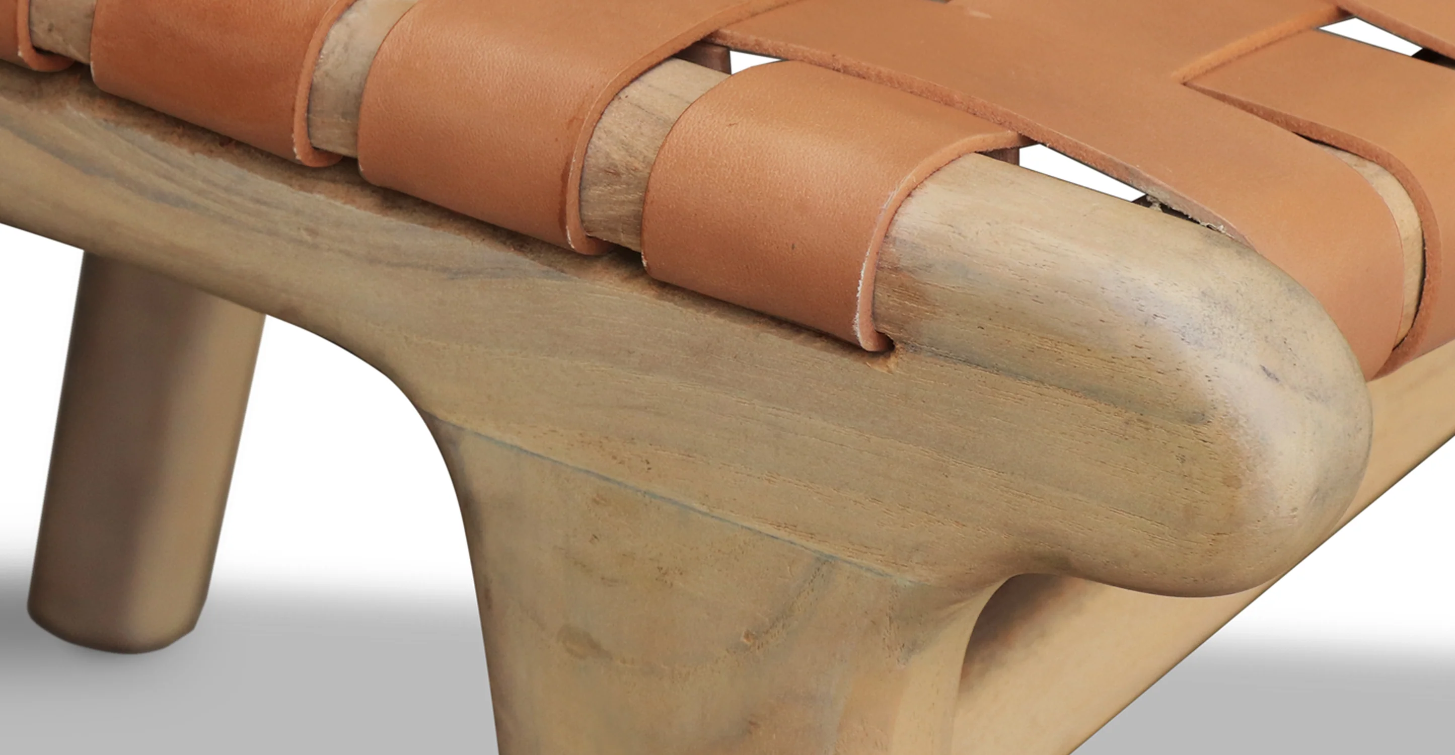 Banda Teak & Leather Dining Chair